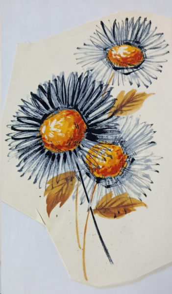Decal – Blumen – 160 x 100 mm