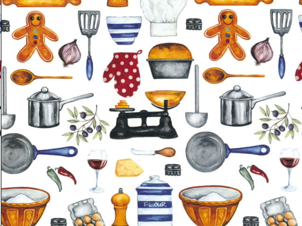 Decal – Chintz – Baking Days – ca. 50 x 70 cm