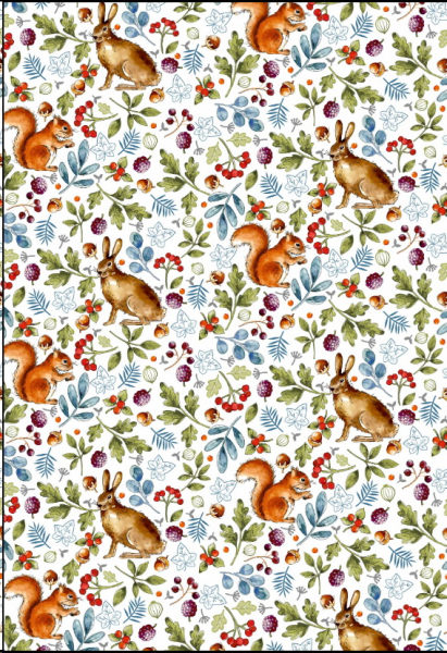 Decal – Chintz – Woodlands – ca. 50 x 70 cm
