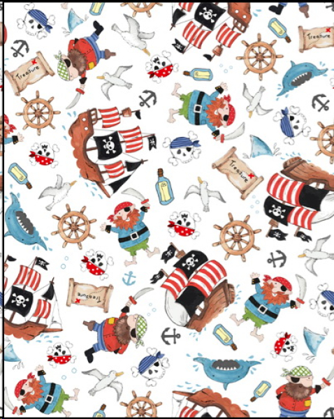 Decal – Chintz – Pirate  – ca. 50 x 70 cm
