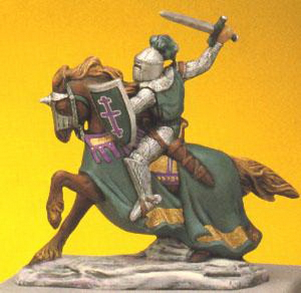 DocHolliday-Gießform - neu – Knight on Horseback – Ritter zu Pferde – 33 cm lang - USA