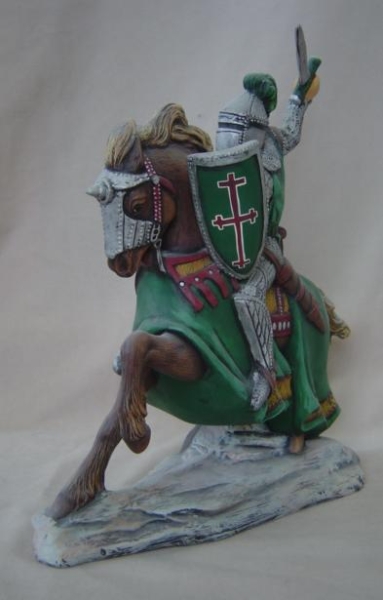 DocHolliday-Gießform - neu – Knight on Horseback – Ritter zu Pferde – 33 cm lang - USA