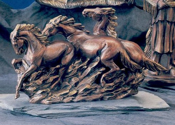 DocHolliday-Gießform - neu – Pferdegruppe – Mustangs – USA