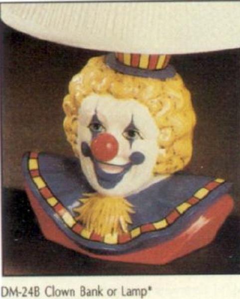DUNCAN-Gießform - neu – Clown – Spardose – Lampenfuß - USA