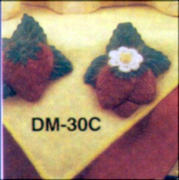 DUNCAN-Gießform - neu – Erdbeer-Magnethalter – 7,5 cm lang – USA