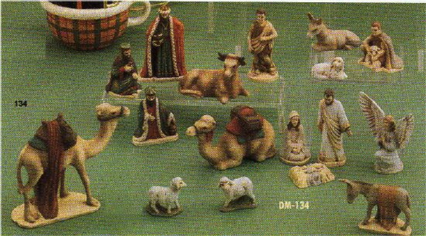 DUNCAN-Gießformen-Satz – neu - 4teilig – 17 Figuren bis 12,5 cm hoch -