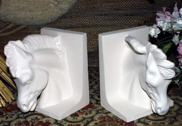 DUNCAN-Gießform - neu – Buchstütze - zierlicher Pferdekopf - 15 x 12 cm - USA