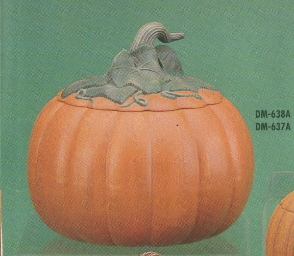 DUNCAN-Gießformen - neu – Kürbis-Dose mit Deckel – auch für Windlicht – 24 x 23 cm - USA