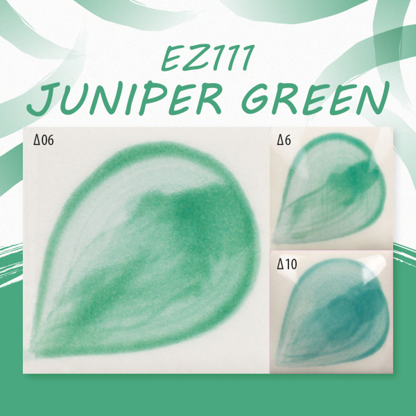EZ-111 – Juniper Green – EZ Stroke – 29,5 ml - Unterglasurfarbe von DUNCAN / MAYCO – NONTOXIC – 1.000 bis 1.305 °C - Cone 06 bis Cone 10 – 1,25 oz = 37 ml