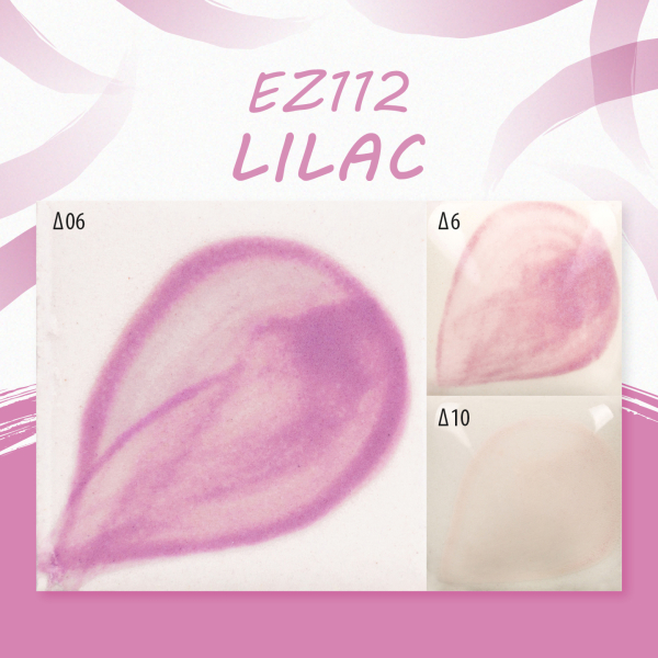 EZ-112 – Lilac – EZ Stroke – 29,5 ml - Unterglasurfarbe von DUNCAN / MAYCO – NONTOXIC – 1.000 bis 1.305 °C - Cone 06 bis Cone 10 – 1,25 oz = 37 ml