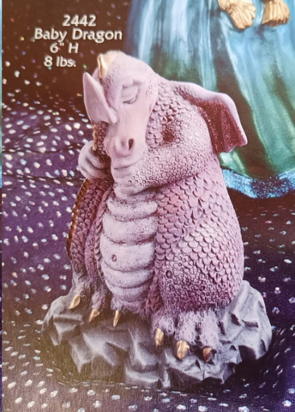 Drachen-Baby – 15 cm hoch – Schrühware
