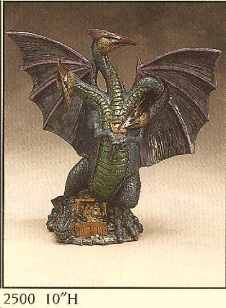 Trigoran Drache – Dragon – 25 cm hoch - Schrühware