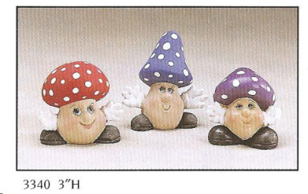 GARE–Gießform – gebraucht – Pilze im 3er-Set – Größe bis 8 cm – nicht mehr im Handel – RARITÄT – Neuwert ca. 65 EUR – noch sehr schöne Gießform