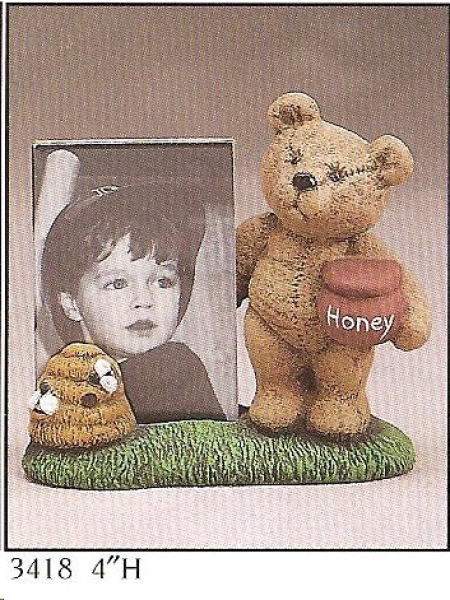 Bilderhalter – Teddy – 10 cm hoch – Schrühware