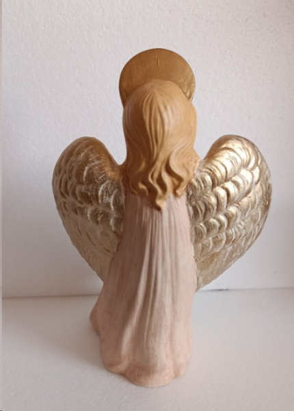 Schutzengel – schützender Engel von GARE – 25 cm hoch – Handarbeit aus Keramik – sehr schönes Unikat