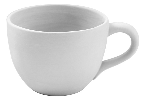 Jumbo-Tasse – 12,5 cm Ø – 9,5 cm hoch – Schrühware