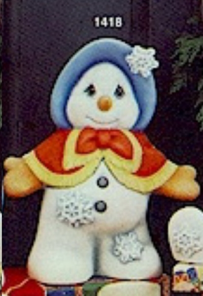 Snowlady – Schneefrau  – 24 cm hoch – Schrühware