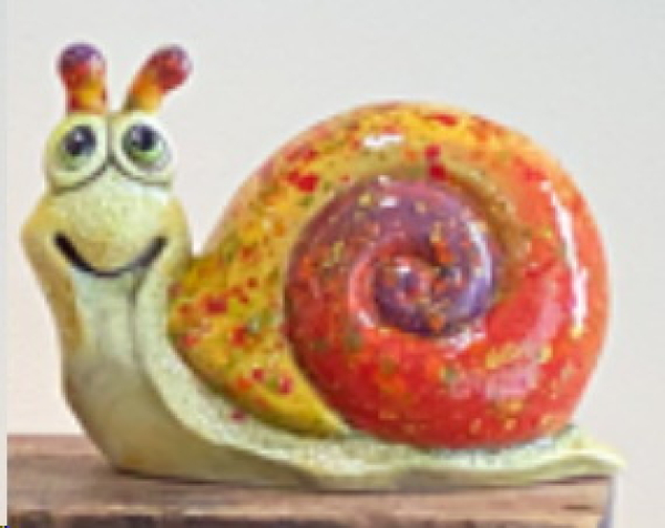 ClayMagic-Gießform - neu – Schnecke – Goo Snail - 10,8 cm hoch – 15,2 cm lang - USA