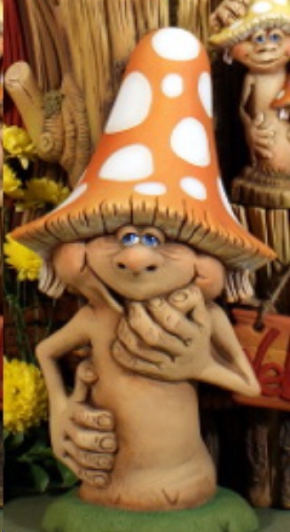 ClayMagic-Gießform - neu – Mike Mushroom  30 x 15 cm - USA