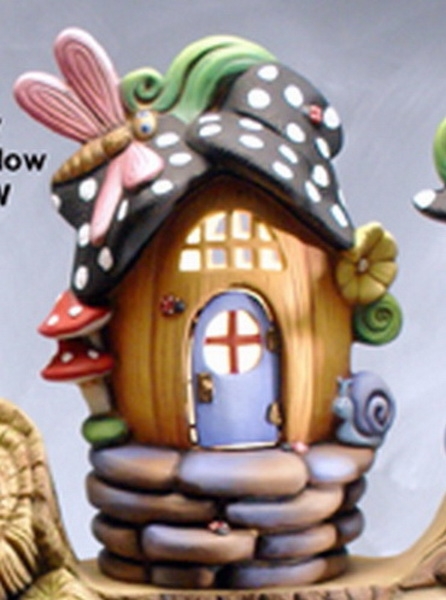 ClayMagic-Gießform - neu – Dragonfly Pumpkin Hollow (Autumn Fairy cottage) - USA