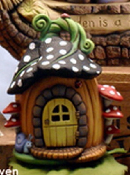 ClayMagic-Gießform - neu – Pumpkin Haven (Autumn Fairy cottage) - 14,6 x 12,7 cm - USA