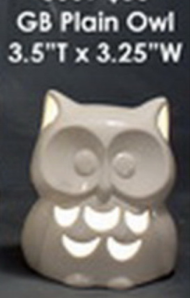 ClayMagic-Gießform - neu – GB Plain Owl – Blank Eule – 3 in der Form – je 8,9 x 8,3 cm – USA