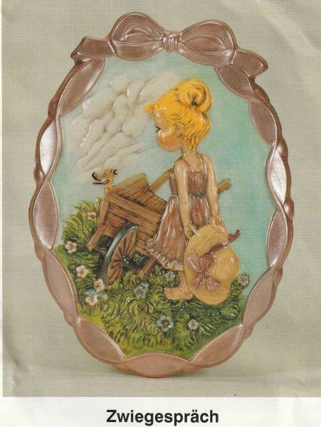 Giessform – Zwiegespräch - Bild - 25 x 19 cm