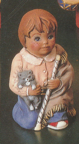 KIMPLE – Kinderkrippe – Schäfer – 9 cm hoch – Schrühware – Sonderangebot