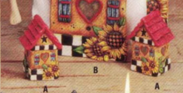 KIMPLE-Gießform - neu – Vogelhäuser im 2er-Set – Salz- und Pfefferstreuer – je 8,25 cm hoch – USA