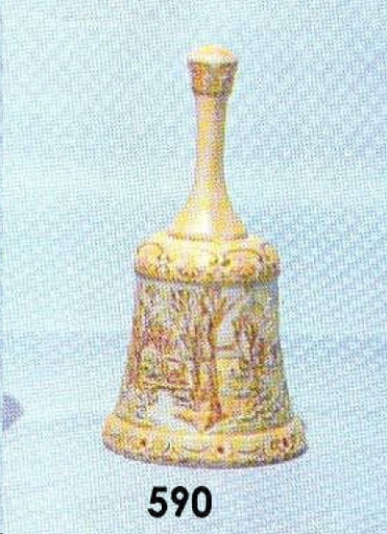 MacCloud–Gießform – neu – Tischglocke mit Landschaft - 17,5 cm hoch