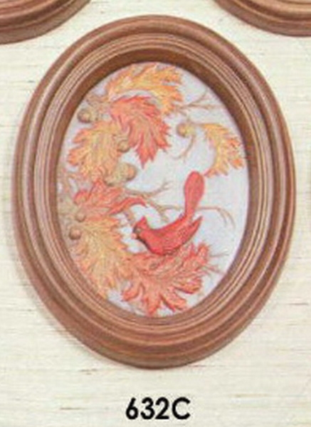 Wandbild – Herbst – 35 x 40 cm - Schrühware