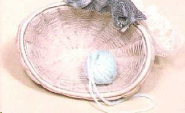 Weidenkorb – 10 x 15 cm - Schrühware