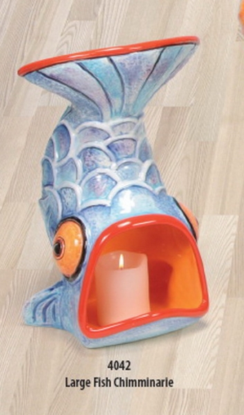 MAYCO-Gießform - neu – Large Fish Chimminarie – 30,5 x 17,8 cm – USA