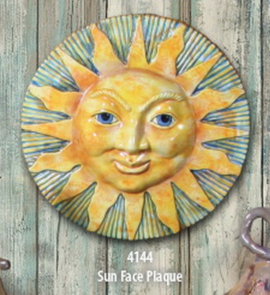 MAYCO-Gießform - neu – Sun Face Plaque – Sonne für die Wand – 24,8 x 2,54 cm – USA