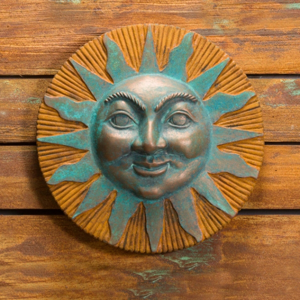 MAYCO-Gießform - neu – Sun Face Plaque – Sonne für die Wand – 24,8 x 2,54 cm – USA