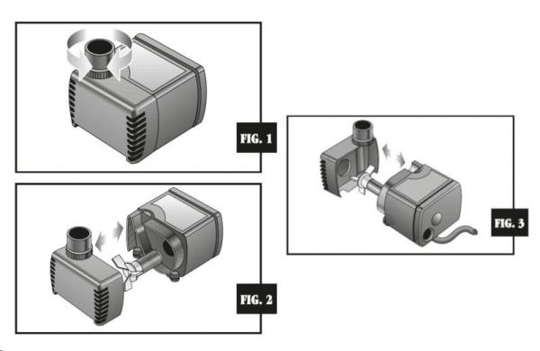 EDEN Pumpe 104 G - 1,5m Kabel - ~0,5m Förderhöhe – für Zimmer-​Springbrunnen