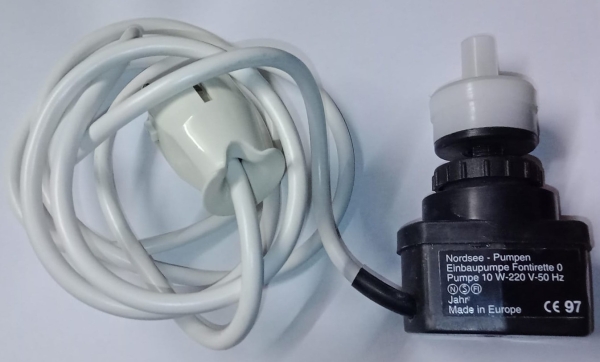 Wasserpumpe – trocken – für Zimmerbrunnen etc.  – schwarz - Sonderpreis Wasserpumpe – trocken – für Zimmerbrunnen etc.  – schwarz - Sonderpreis