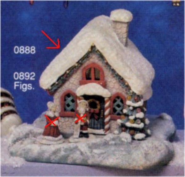 SCIOTO-Gießformen-Satz (2)  - neu – Nikolaushaus - 14,5 x 11,5 cm - mit Basis – 20 x 18 cm – USA