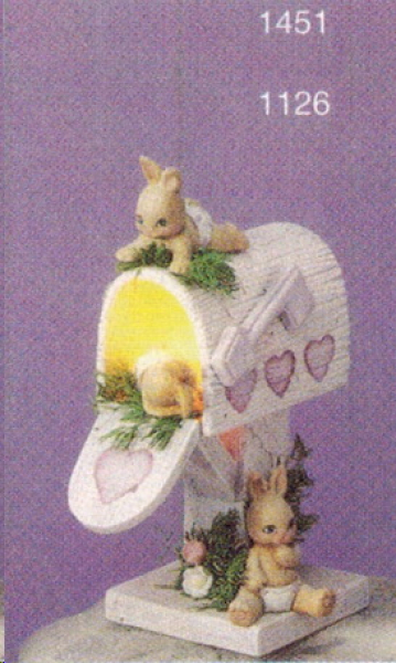 SCIOTO-Gießform - neu – Briefkasten (ohne Tiere) – 16,5 cm hoch - USA