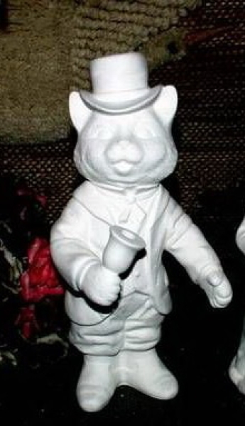 SCIOTO-Gießform - neu – Cat Caroler Father – Katzenvater – 25 cm hoch - USA