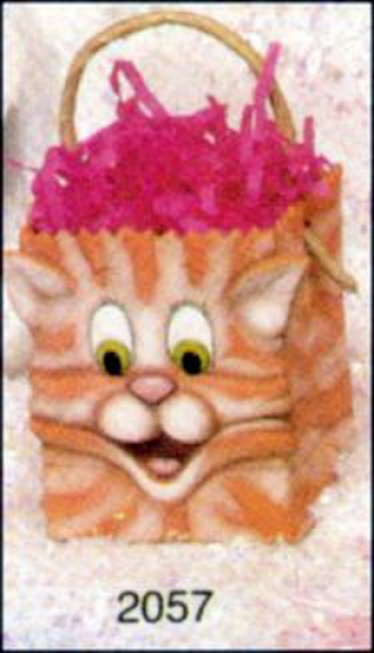 SCIOTO-Gießform - neu - Stiftebox - Tüte - Katze - 10 cm hoch - USA