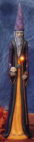 Zauberer – Wizard Slim – 56 cm hoch – Schrühware