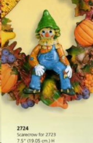 SCIOTO-Gießform - neu – Vogelscheuche für Bank, Regal und auch Herbstkranz S-2723 – 19 cm hoch - USA