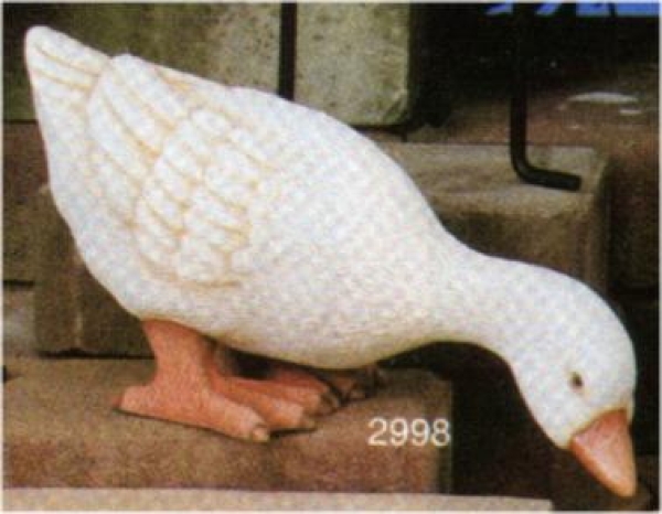 SCIOTO–Gießform – gebraucht – kleine fressende Gans – 30 cm lang – Neupreis 95 EUR  - neuwertige Gießform