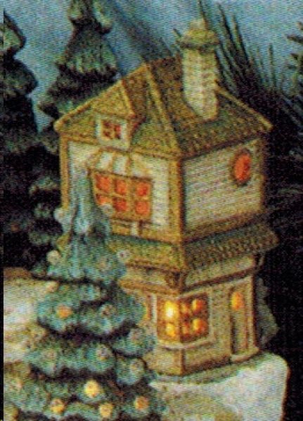 Spielzeugladen zum kleinen Weihnachtsdorf – 11,4 cm hoch - Schrühware