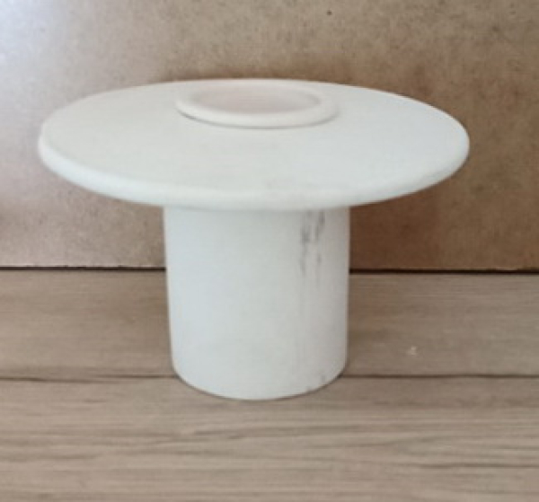 SCIOTO-Gießform - neu – Pedestal Votive – Teelicht-Basis – 14 cm Ø – 9 cm hoch (ohne Teelichteinsatz S-3747) - USA