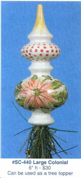 ALBERTAS-Gießform – SUNCREST - neu – Large Colonial Ornament – auch als Baumspitze – 15 cm  – USA