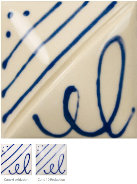 SG-404 – Blue – MAYCO Designer Liner – NONTOXIC – 1.000 bis 1.305 °C - Cone 06 bis Cone 10 – 1,25 oz = 37 ml
