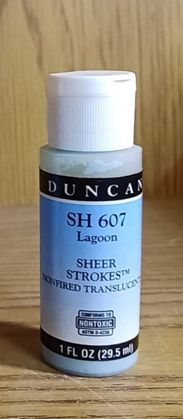 SH-607 – Lagoon – Sheer Strokes – durchscheinend – Kaltmalfarbe von DUNCAN – 29,5 ml – Altbestand