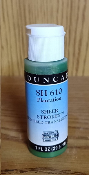 SH-610 – Plantation – Sheer Strokes – durchscheinend – Kaltmalfarbe von DUNCAN – 29,5 ml – Altbestand